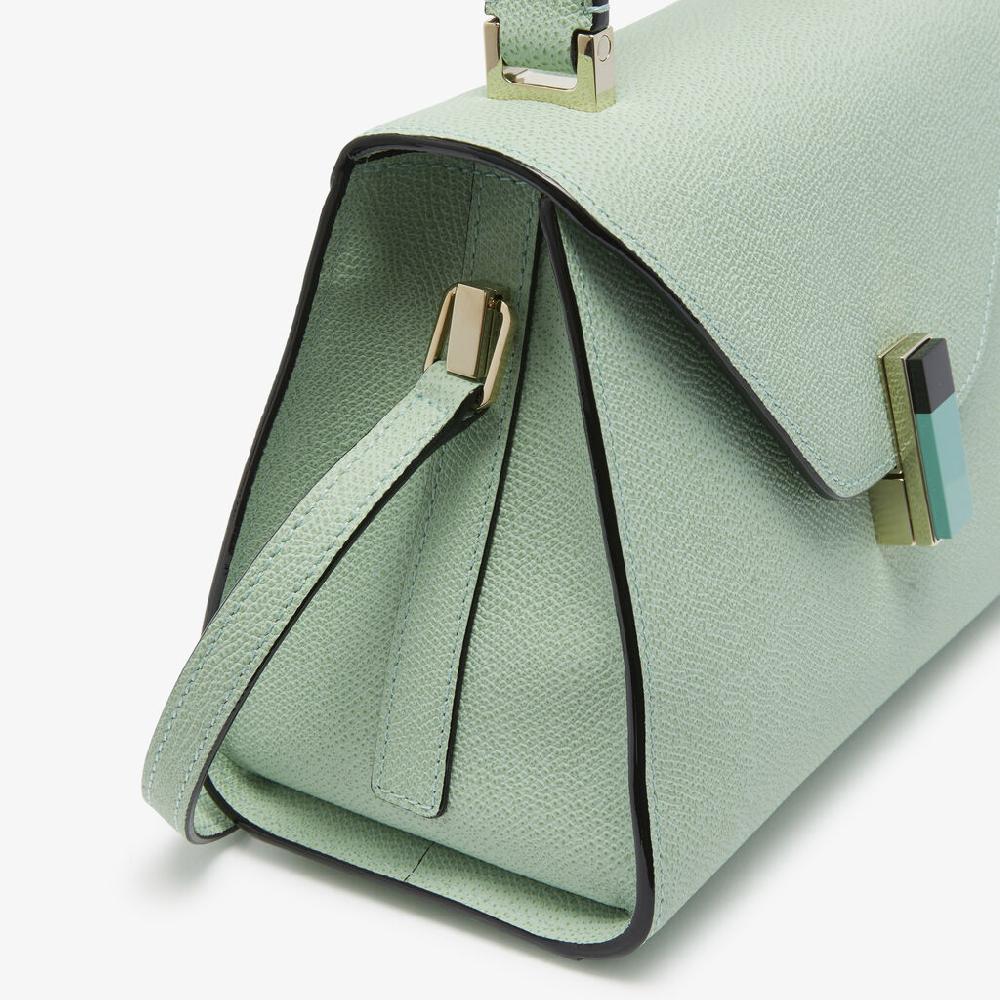 Valextra Borsa a mano da Donna in Pelle Verde chiara | Valextra Iside Only for today