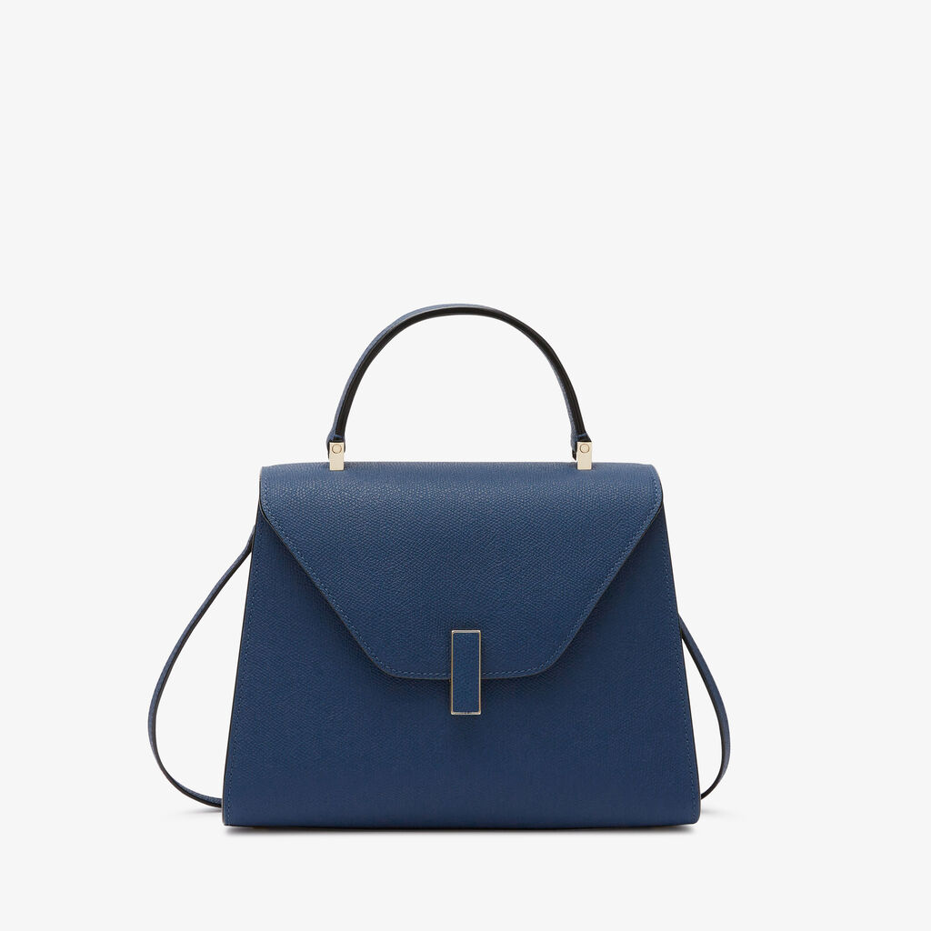Valextra Borsa a mano da Donna in Pelle Blu Zaffiro | Valextra Iside Negozi Online