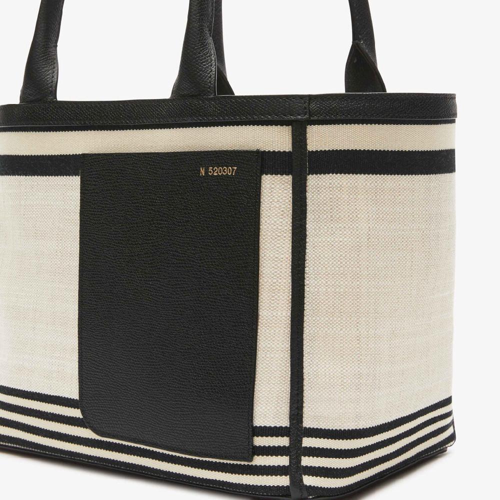 Valextra Tote bag Mini in Tessuto Marrone | Valextra Shopping Online
