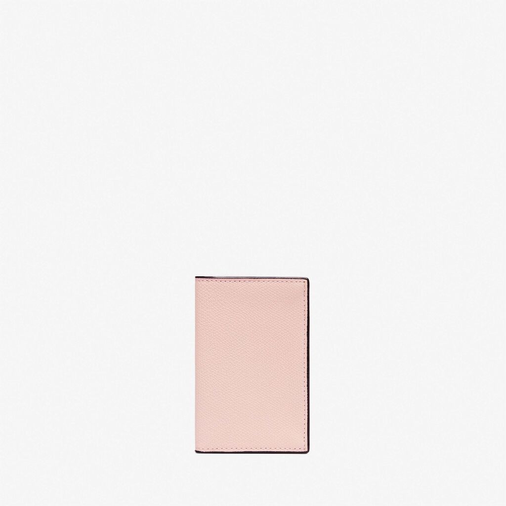 Valextra Porta carte di credito in Pelle Rosa | Valextra Fornitura limitata