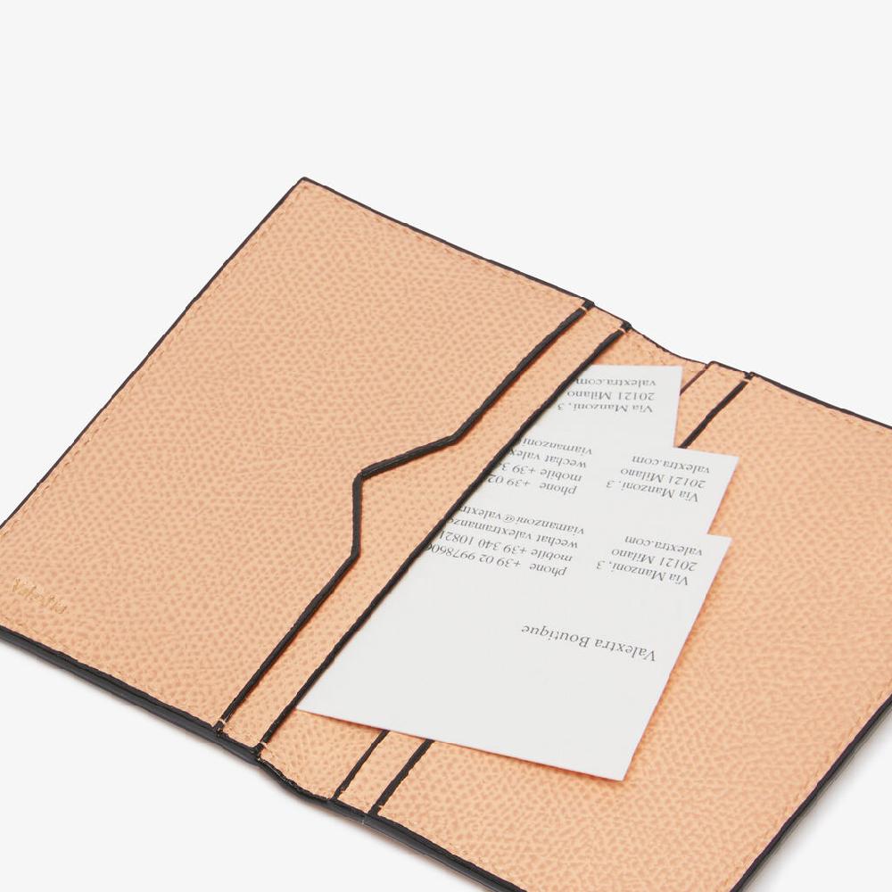 Valextra Porta carte di credito in Pelle Rosa Cipria | Valextra Shopping online