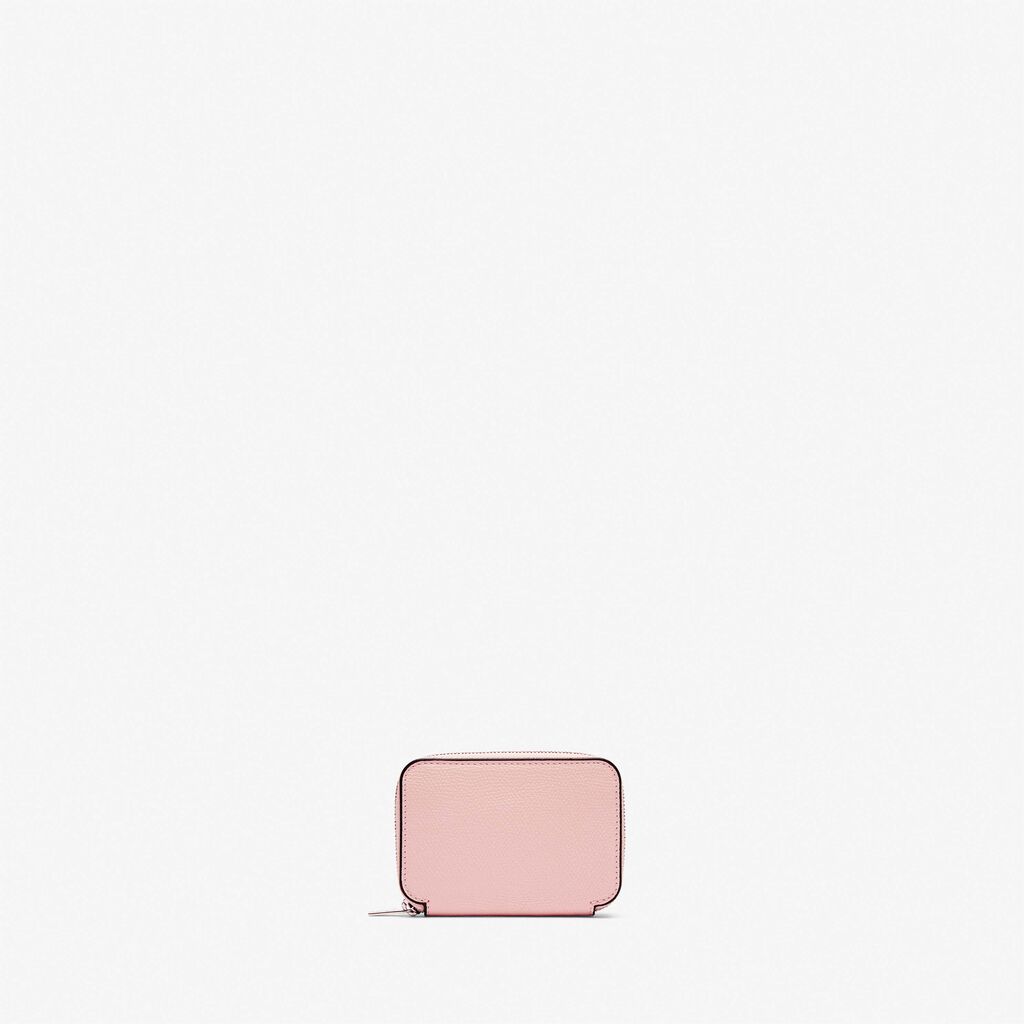 Valextra Portatessere in Pelle Rosa | Valextra Zip Around Offerta Pasqua