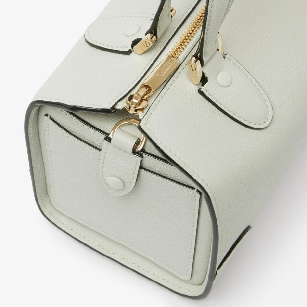 Valextra Borsa bauletto da Donna di Lusso in Pelle Bianca | Valextra Babila Offerta per la Festa della Mamma