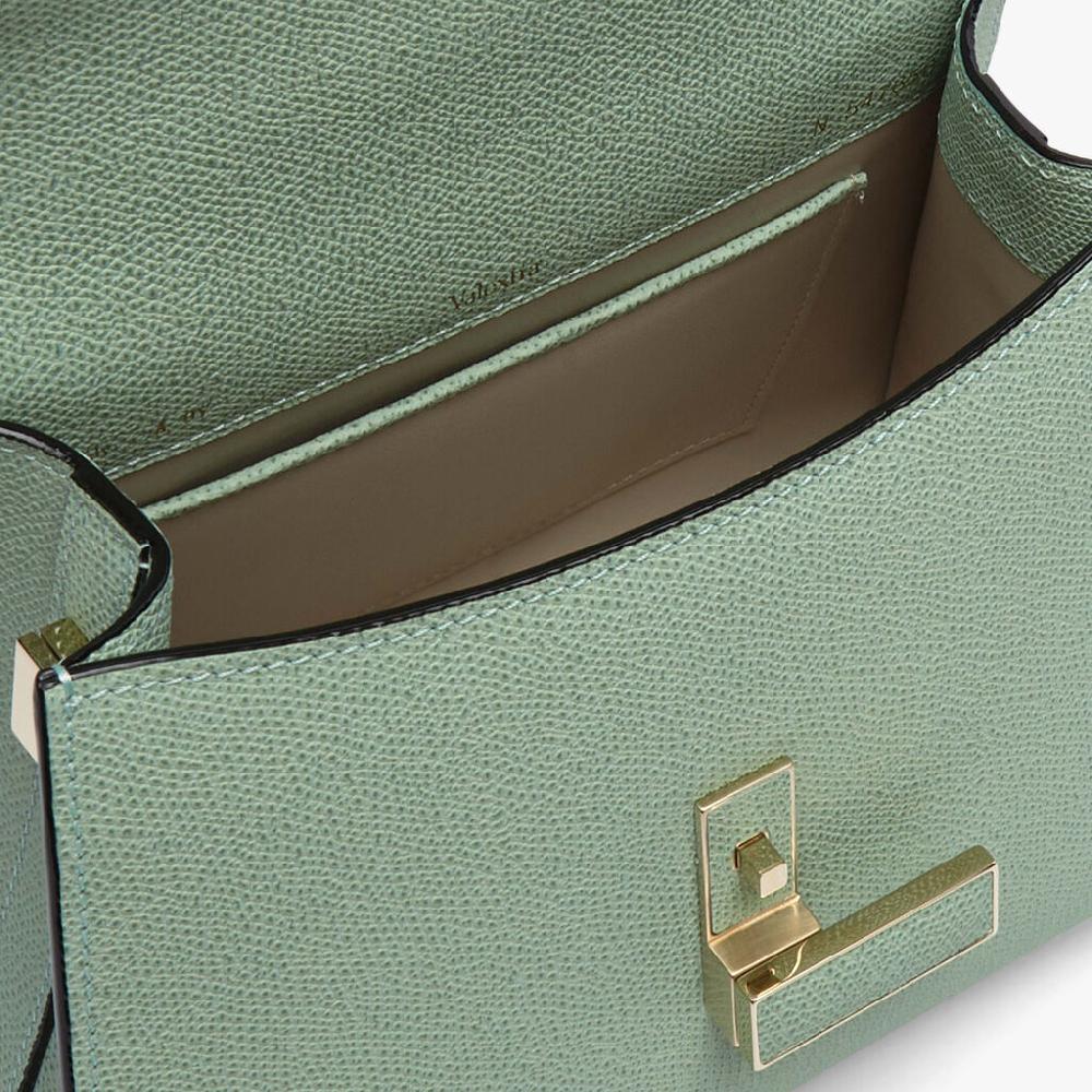 Valextra Borsa a mano da Donna in Pelle Verde Acqua | Valextra Iside Offerta temporanea
