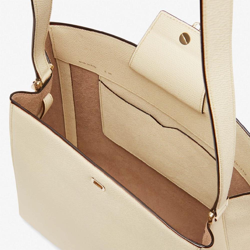 Valextra Borsa a spalla Media in Pelle Bianca | Valextra Brera Offerte esclusive
