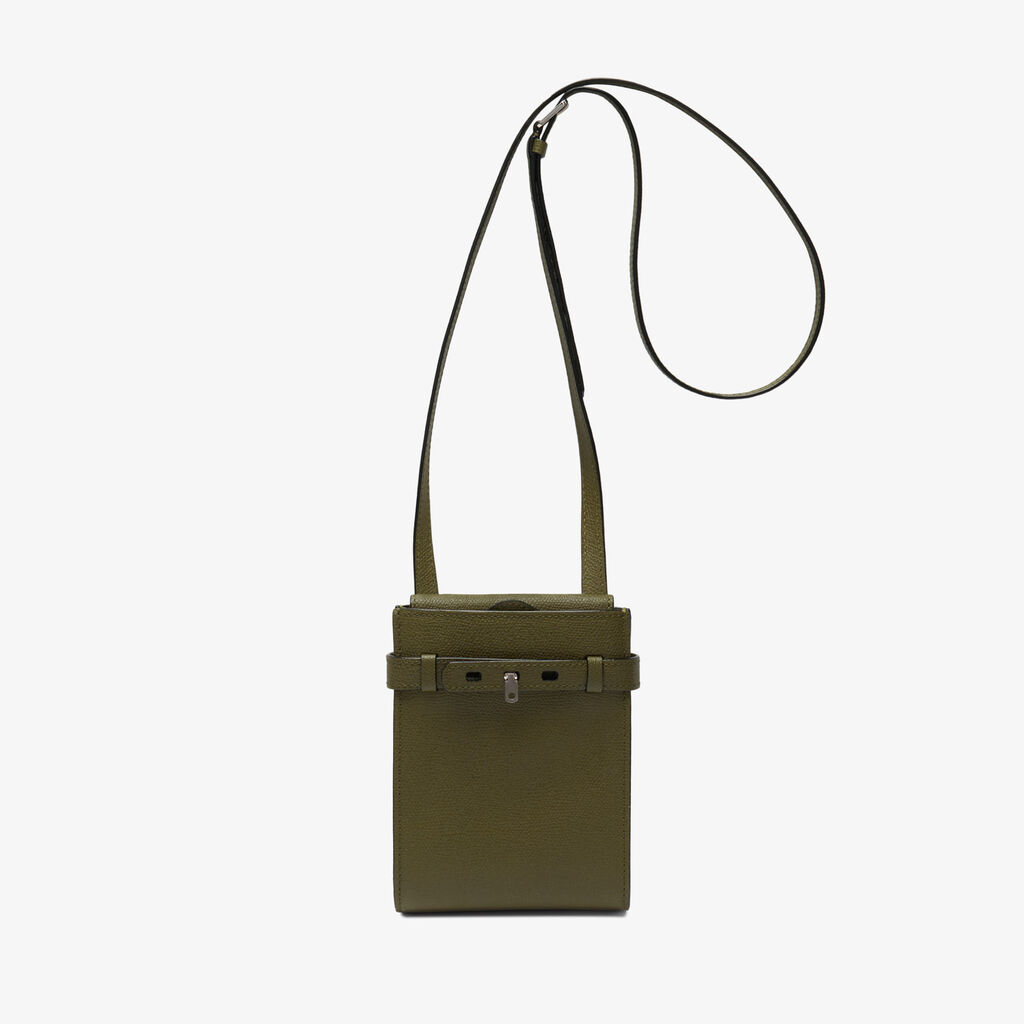 Valextra Borsa piccola da Donna in Pelle Verde Militare | Valextra Brera Comprane uno, ottenene uno gratis