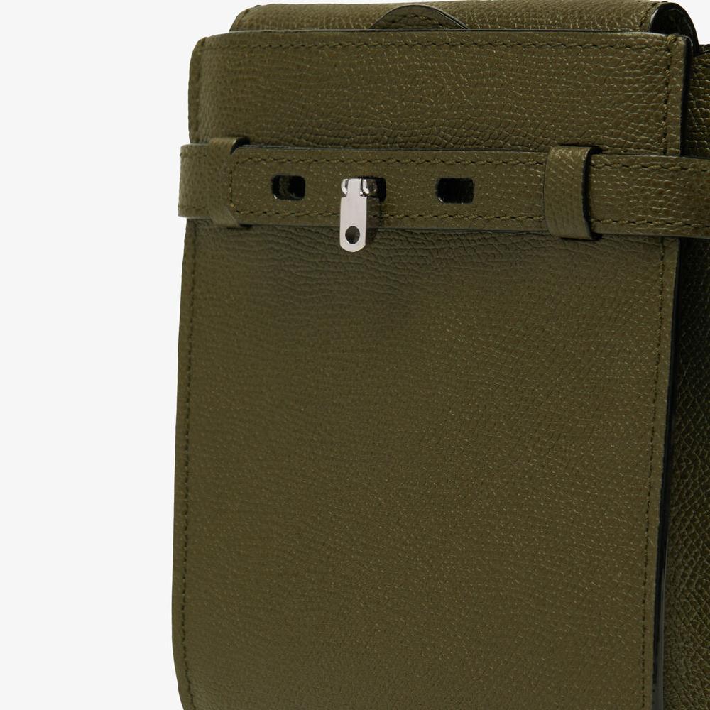 Valextra Borsa piccola da Donna in Pelle Verde Militare | Valextra Brera Comprane uno, ottenene uno gratis