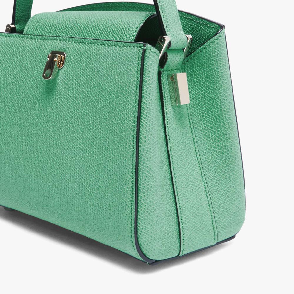 Valextra Borsetta piccola in Pelle Verde acqua | Valextra Brera Enormi risparmi