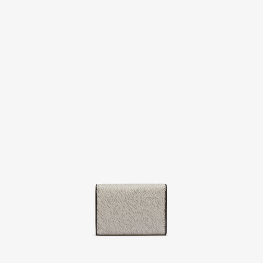 Valextra Portafoglio con portamonete in Pelle Grigio chiaro | Valextra Super Saving Price