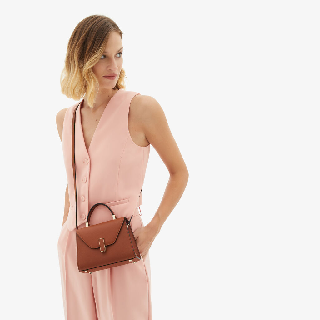 Valextra Borsa a tracolla da Donna in Pelle Marrone | Valextra Iside Fino al 50% di sconto