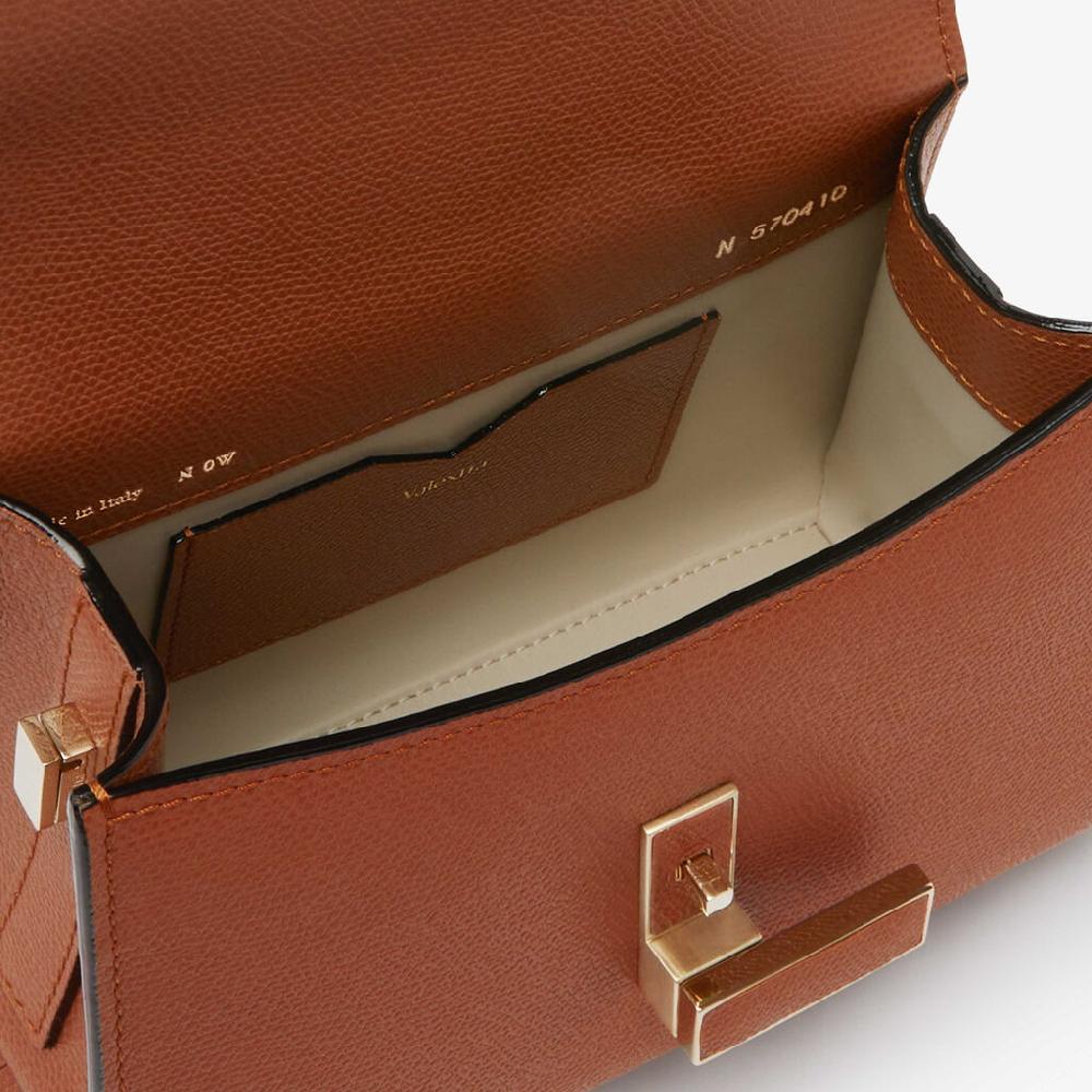 Valextra Borsa a tracolla da Donna in Pelle Marrone | Valextra Iside Fino al 50% di sconto