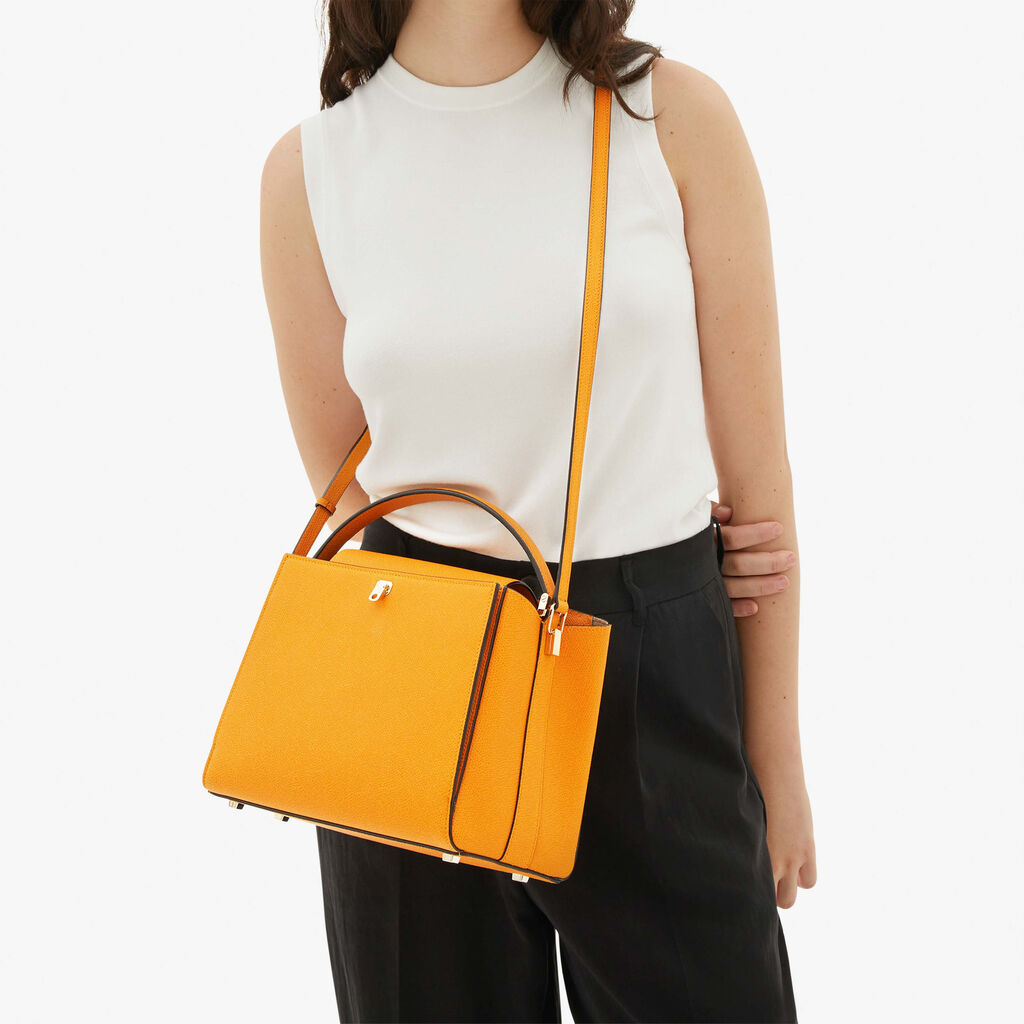 Valextra Borsa a mano elegante in Pelle Gialla | Valextra Brera Fino al 65% di sconto