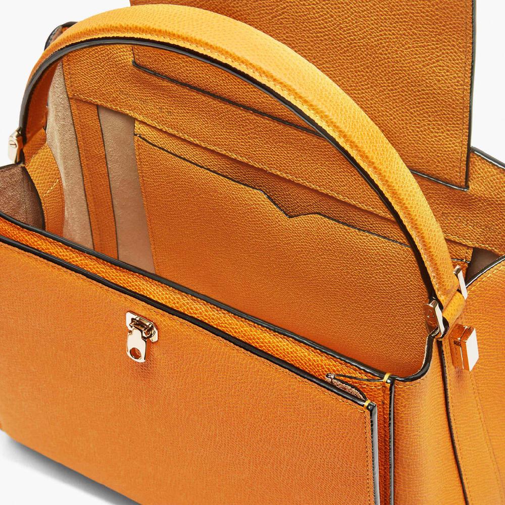 Valextra Borsa a mano elegante in Pelle Gialla | Valextra Brera Fino al 65% di sconto