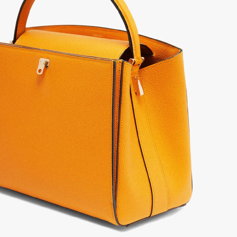 Valextra Borsa a mano elegante in Pelle Gialla | Valextra Brera Fino al 65% di sconto