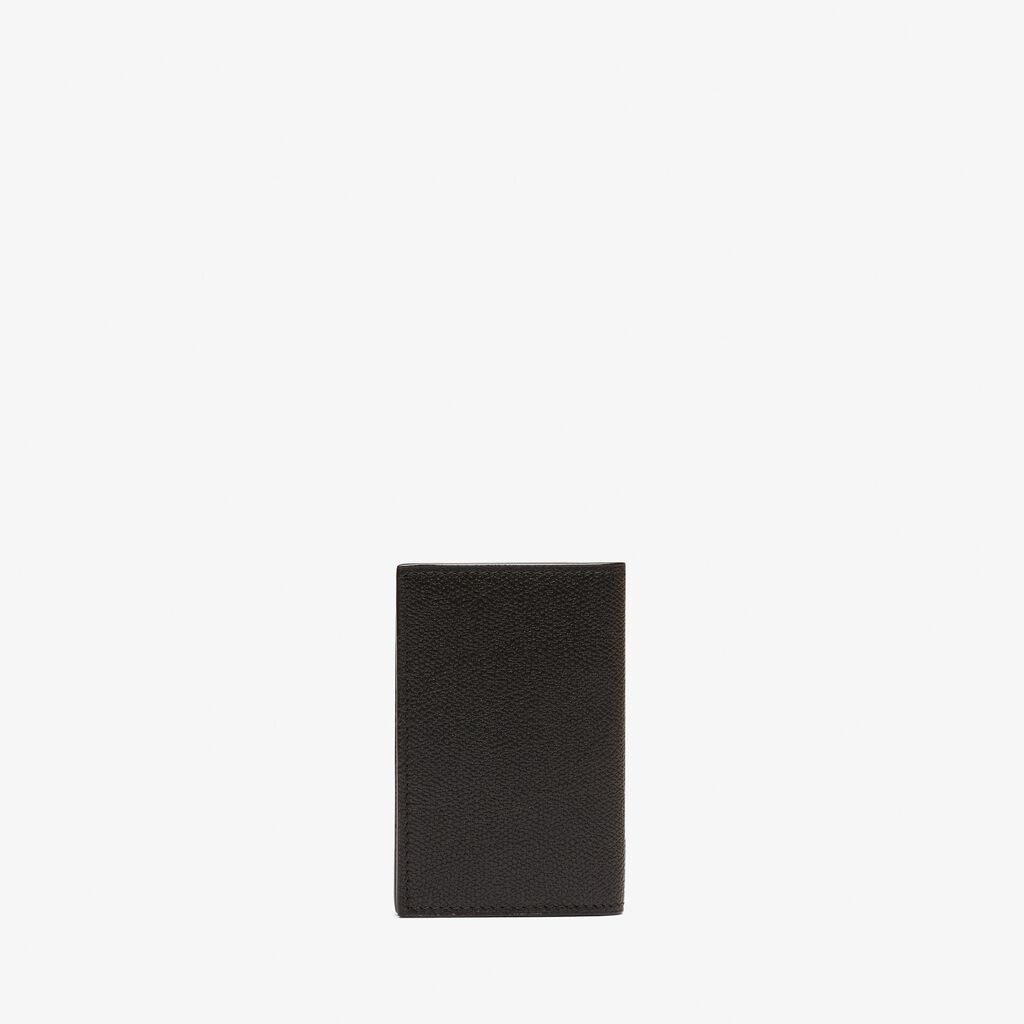 Valextra Porta carte di credito Onda versatile in Pelle Nera | Valextra Super sconto