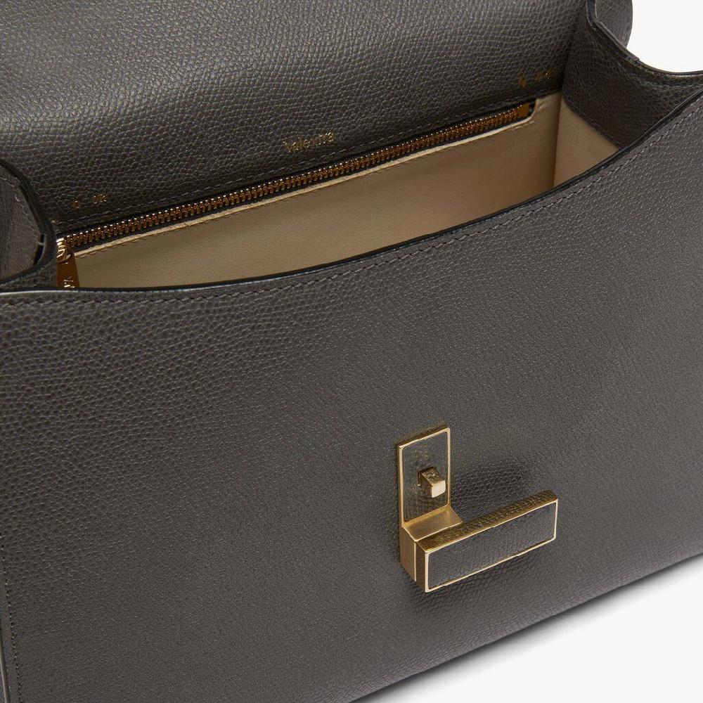 Valextra Borsa a mano Media in Pelle Grigia | Valextra Iside 50% di sconto per tempo limitato