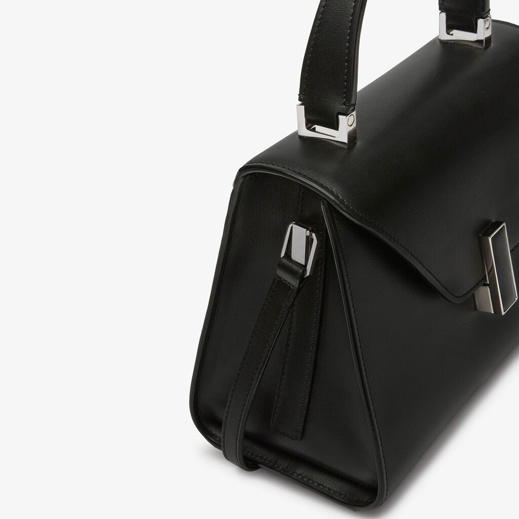 Valextra Borsa a mano da Donna in Pelle palmellata Nera | Valextra Iside Nuovo