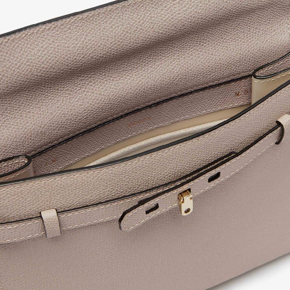 Valextra Borsa tracolla da Donna in Pelle Rosa Nude | Valextra Brera Qualità Garantita