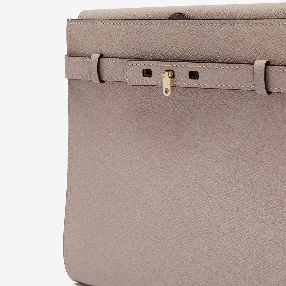 Valextra Borsa tracolla da Donna in Pelle Rosa Nude | Valextra Brera Qualità Garantita