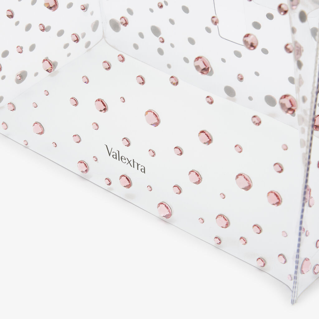 Valextra Impermeabile borsa Donna Trasparente e Rosa | Valextra Iside Consegna Veloce