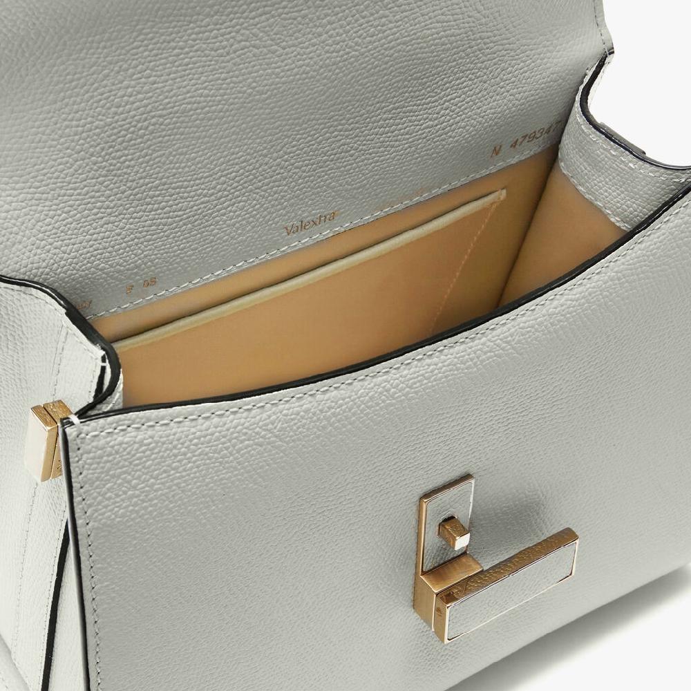 Valextra Borsa a mano Mini in Pelle Bianco Ottico | Valextra Iside Affare Del Giorno