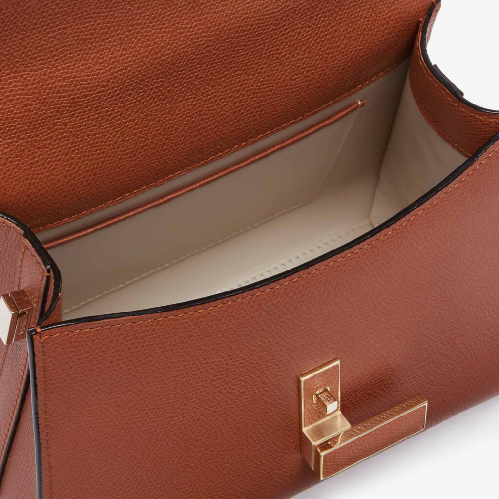 Valextra Borsa a mano da Donna Mini in Pelle Marrone | Valextra Iside Convenienza