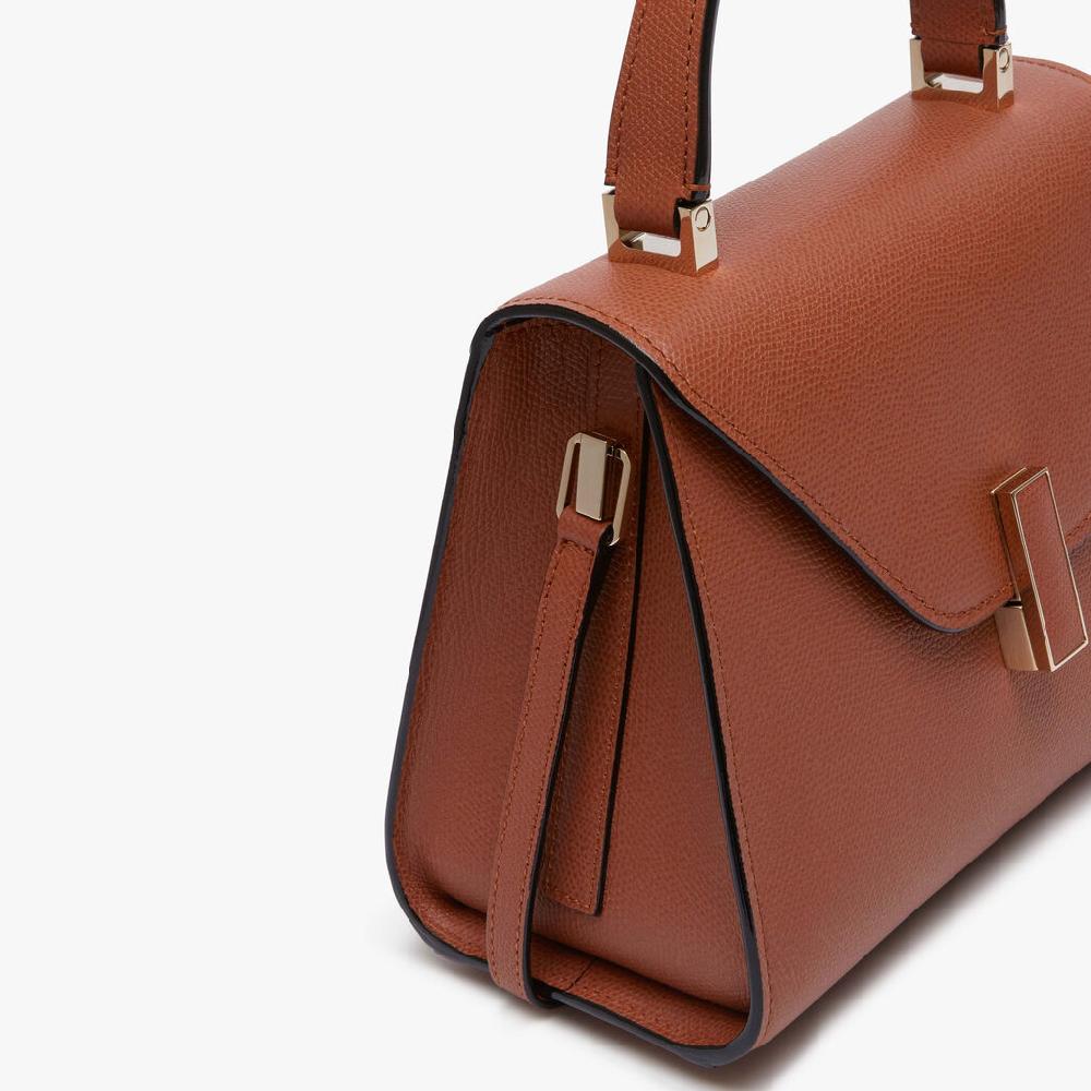 Valextra Borsa a mano da Donna Mini in Pelle Marrone | Valextra Iside Convenienza
