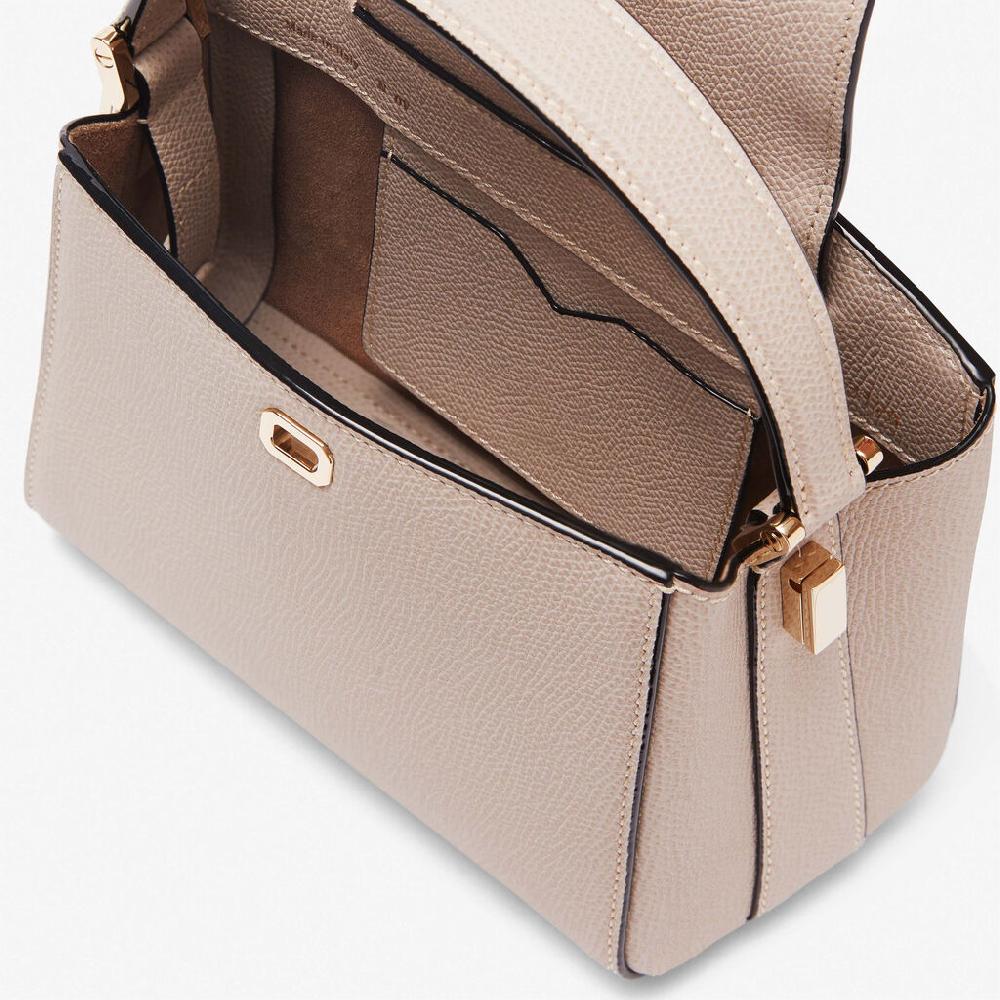 Valextra Borsetta Micro elegante in Pelle Rosa Nude | Valextra Brera Presa