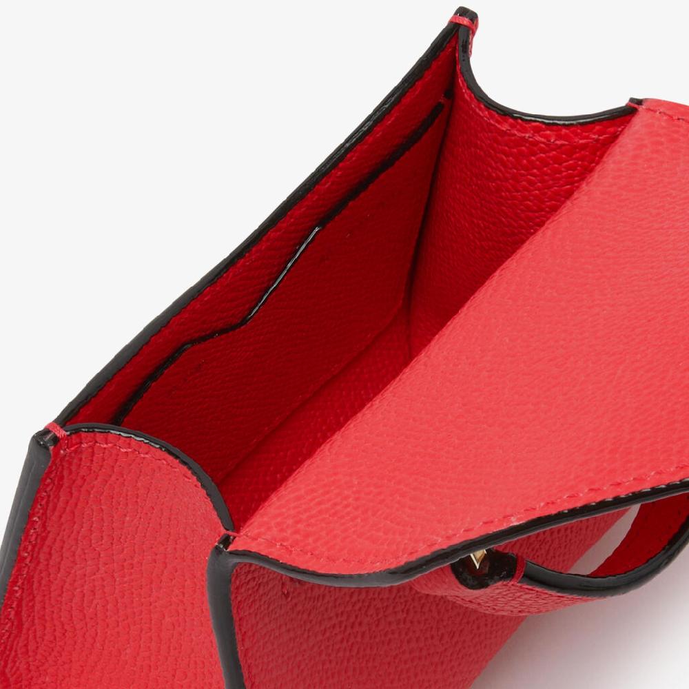 Valextra Borsa cintura da Donna di Lusso in Pelle Rossa | Valextra Iside Saldi