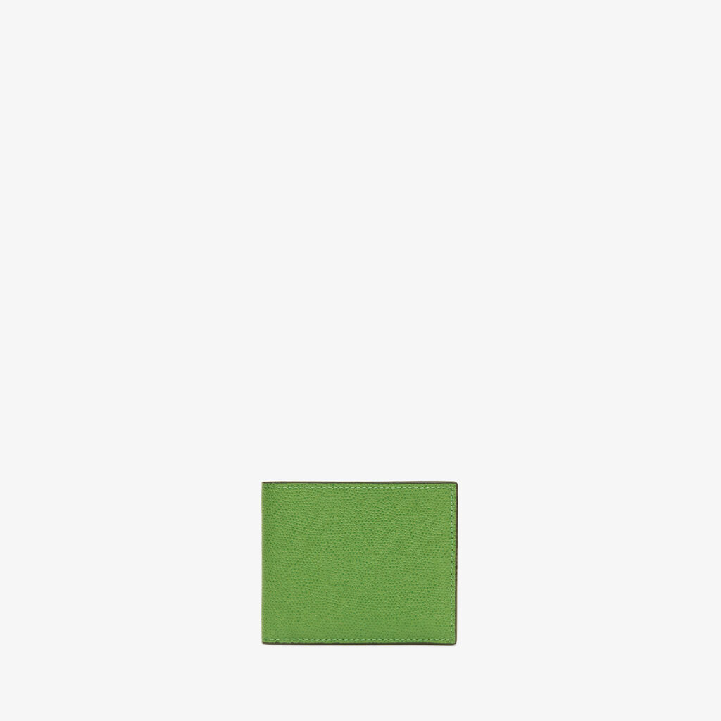 Valextra Portafoglio bifold piccolo in Pelle Verde | Valextra Hotsell