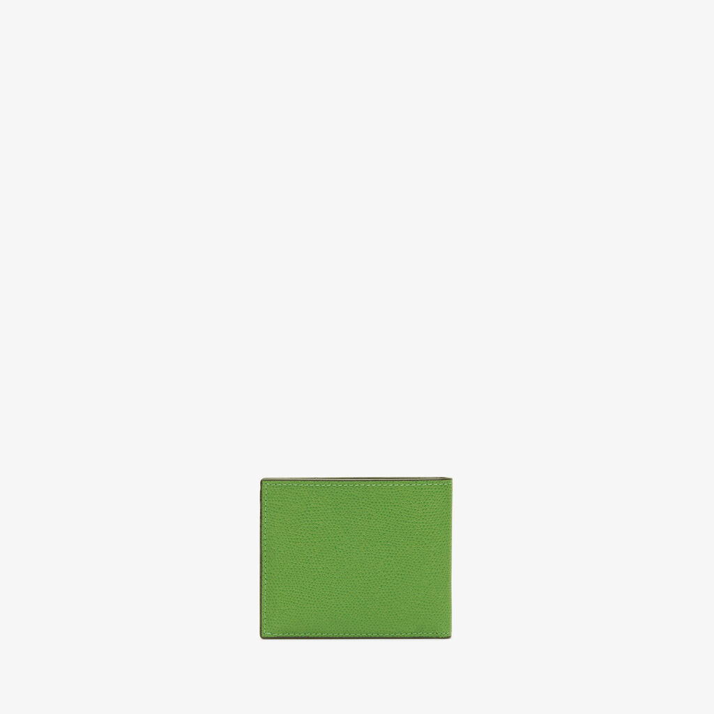 Valextra Portafoglio bifold piccolo in Pelle Verde | Valextra Hotsell