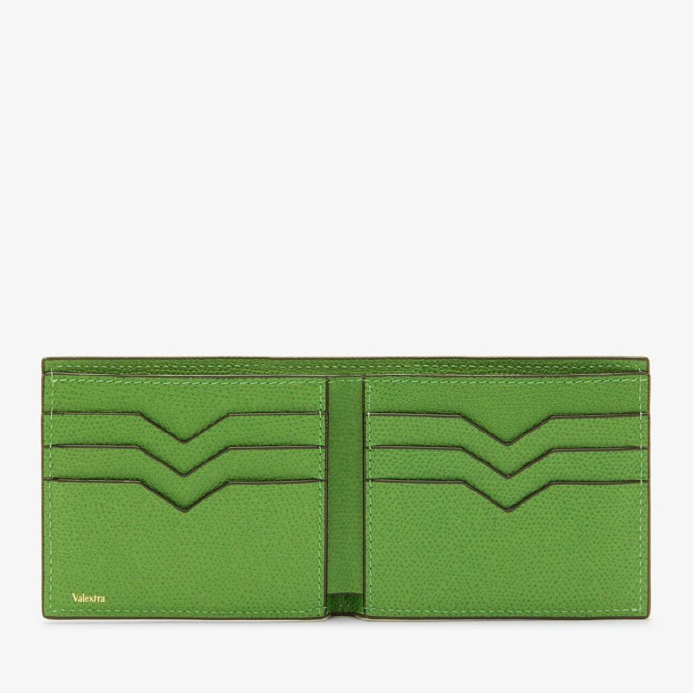 Valextra Portafoglio bifold piccolo in Pelle Verde | Valextra Hotsell