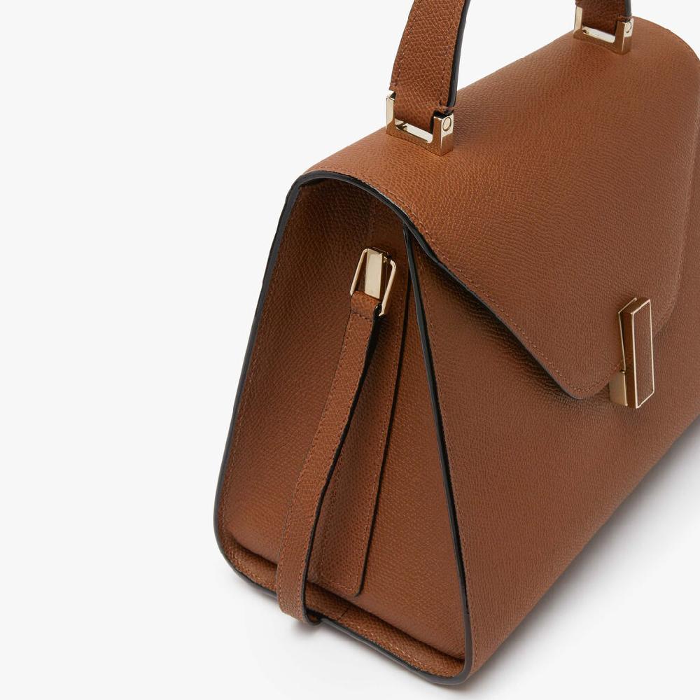 Valextra Borsa a mano da Donna di Lusso in Pelle Marrone | Valextra Iside Vendite Flash