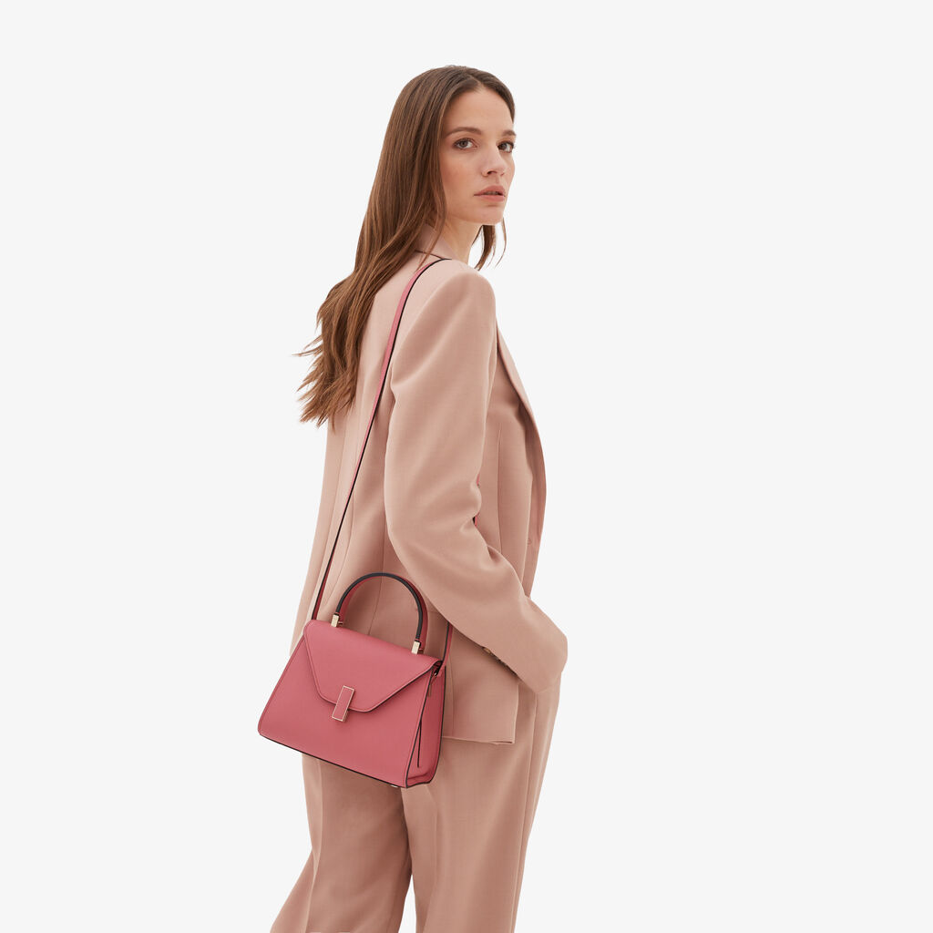 Valextra Borsa a mano da Donna in Pelle Rosa Antico | Valextra Iside In Saldo