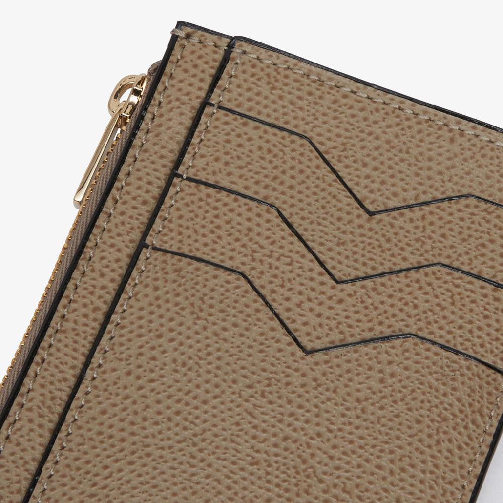 Valextra Portamonete e porta carte in Pelle Marrone Tortora | Valextra Offerta speciale