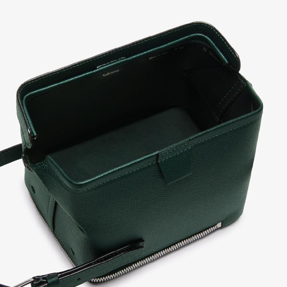 Valextra Borsa a tracolla da Donna in Pelle Verde | Valextra Tric Trac Vendite stagionali