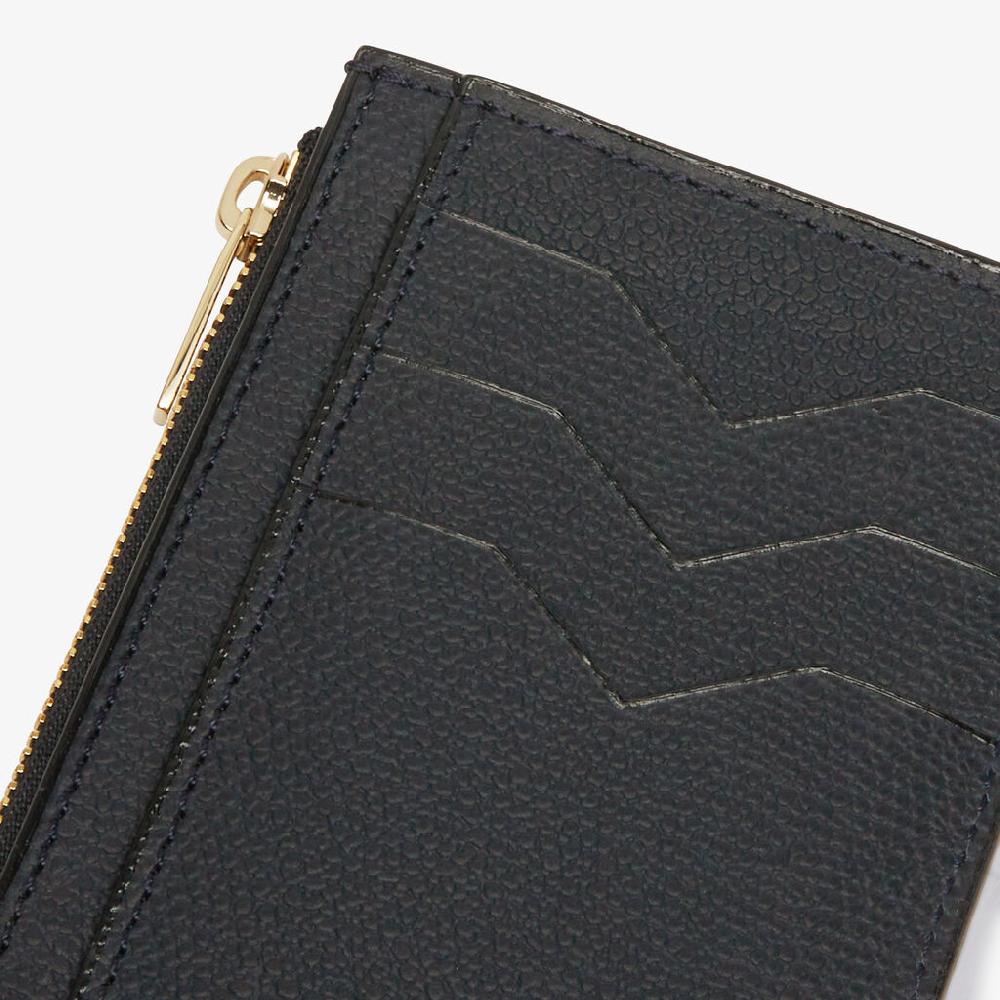 Valextra Portamonete da Uomo e Donna in Pelle Blu Notte | Valextra Offerta migliore