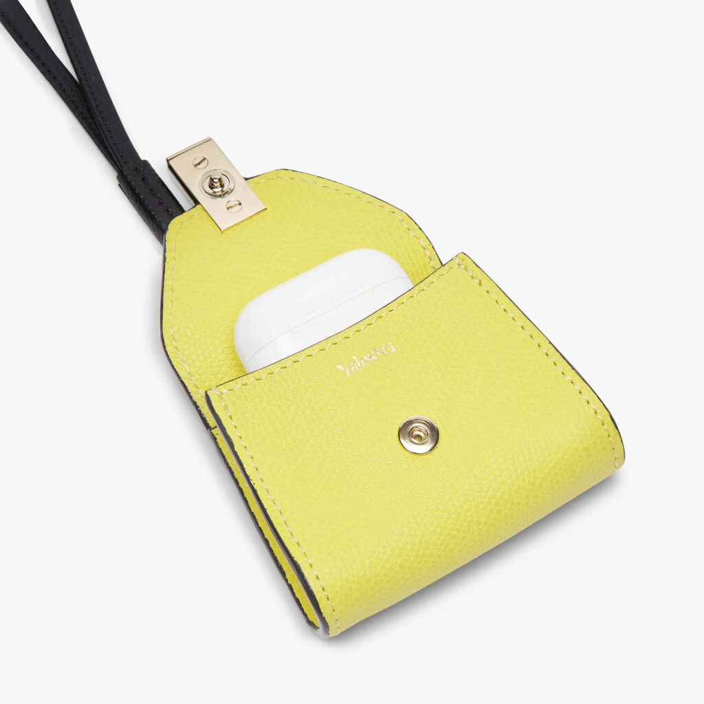 Valextra Charm per borsa da Donna in Pelle Gialla | Valextra Iside Grandi sconti