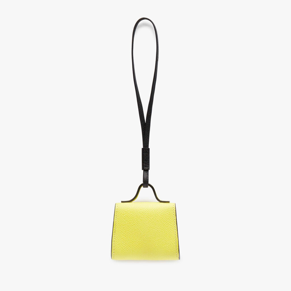 Valextra Charm per borsa da Donna in Pelle Gialla | Valextra Iside Grandi sconti
