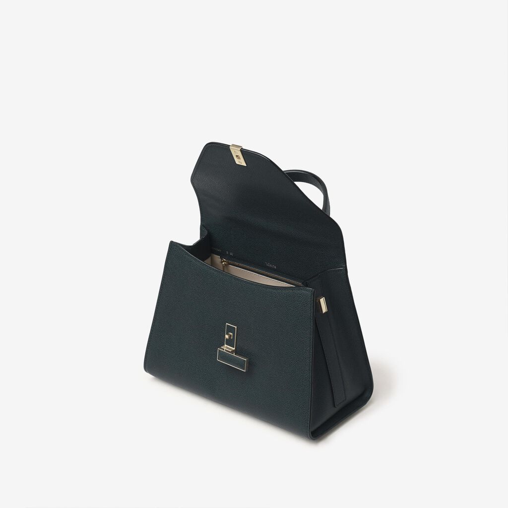 Valextra Borsa a mano Media in Pelle Verde | Valextra Iside Rilascio limitato