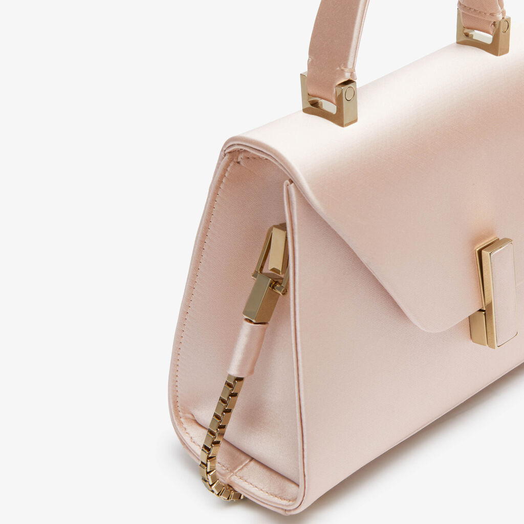 Valextra BORSA MICRO ISIDE RASO CON CATENA ORO CHIARO ACQUISTA ORA