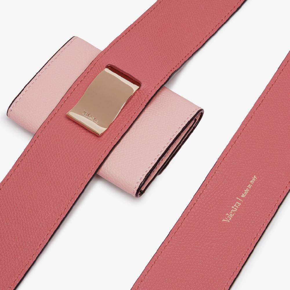 Valextra Tracolla per borsa da Donna in Pelle Rosa di Lusso | Valextra Only for today