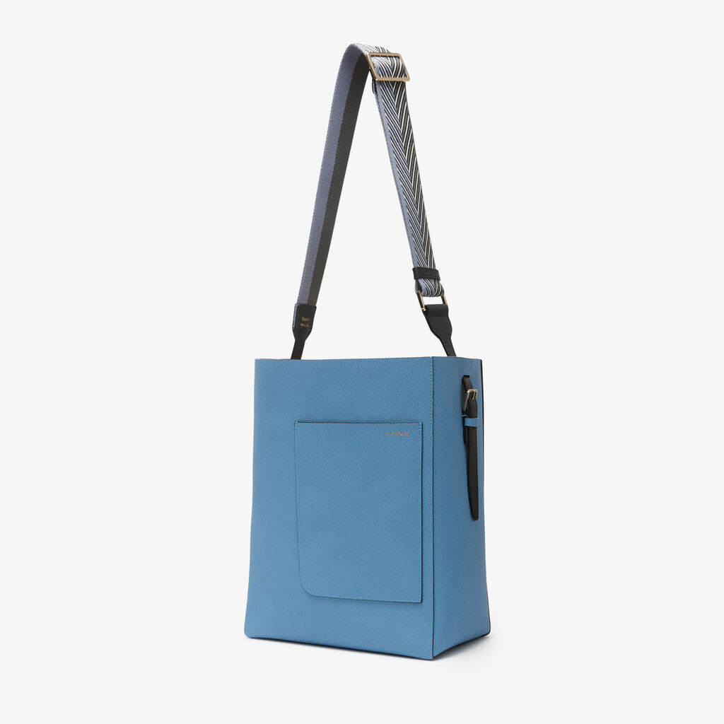Valextra Tracolla per borsa da Donna Grigia e Nera | Valextra Soft Offerta