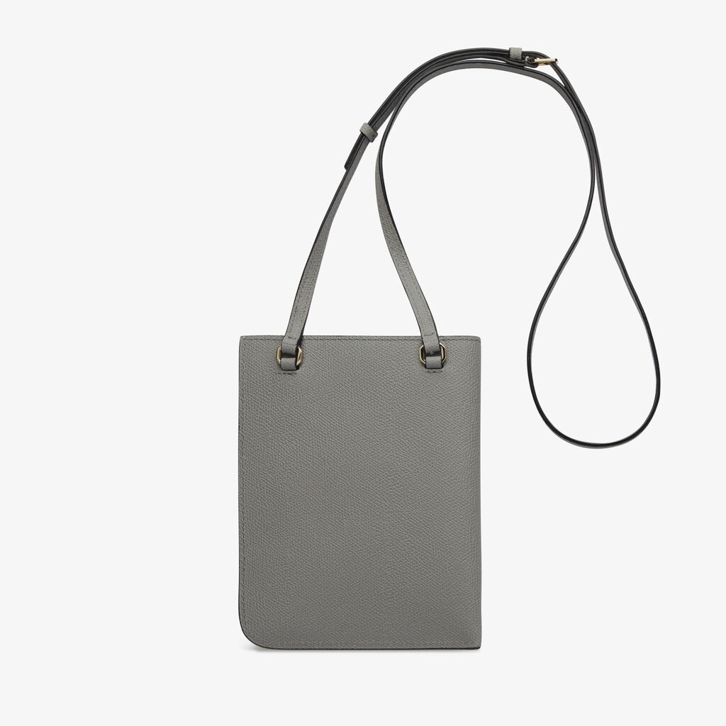 Valextra Portafoglio grande da Donna in Pelle Grigia | Valextra Soft Online