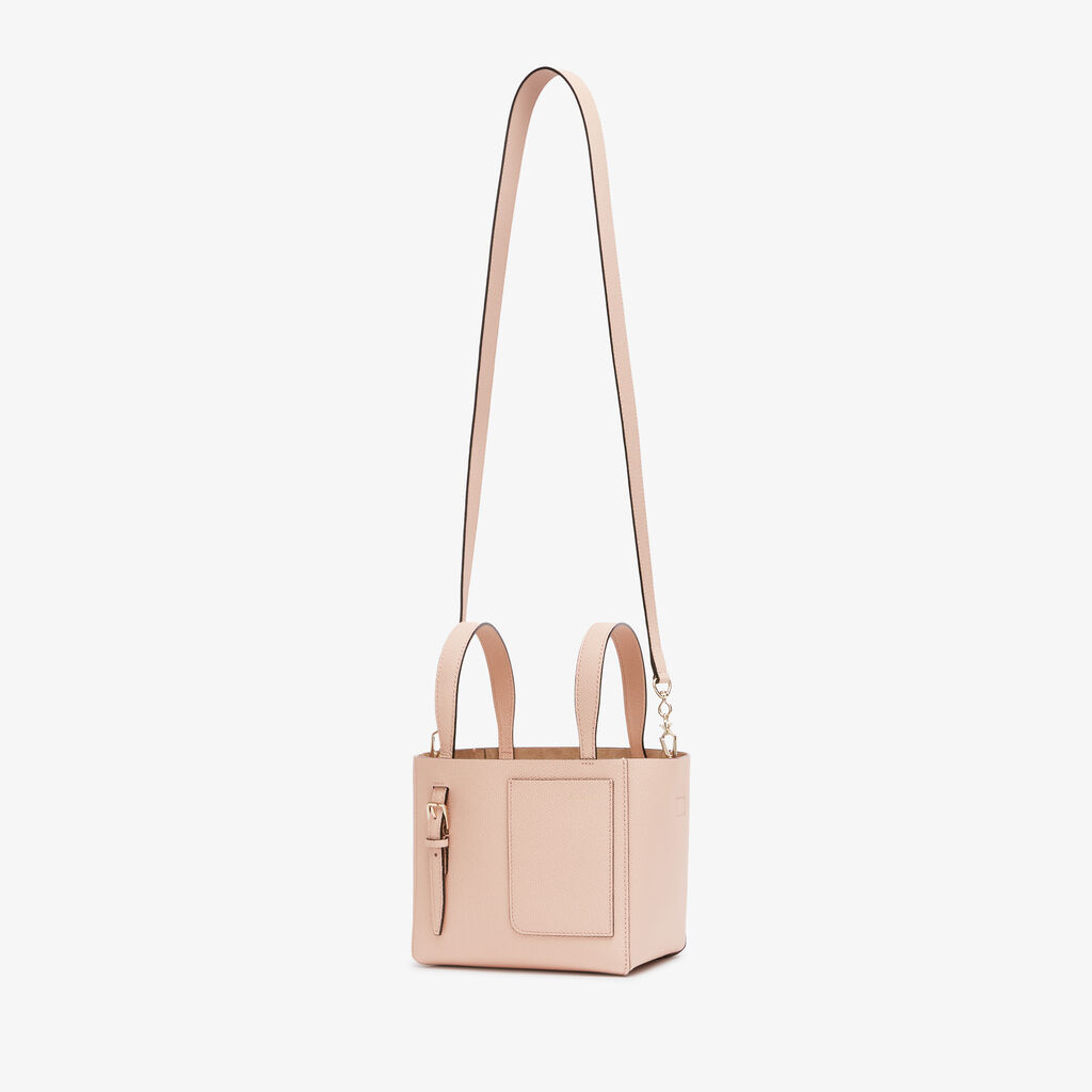 Valextra Borsa a Secchiello Soft Micro | Pelle di vitello Millepunte | Rosa Bonne Mine | Valextra Hotsell