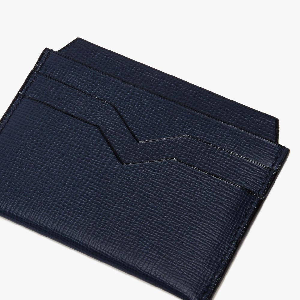 Valextra Portatessere da Donna di Lusso in Pelle Blu | Valextra Saldi Di Fabbrica
