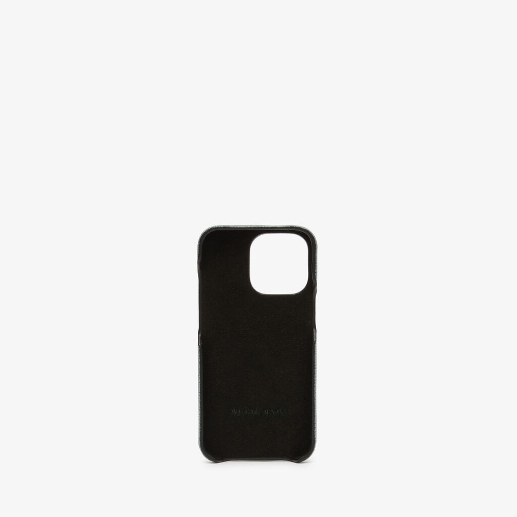 Valextra Cover Iphone 13 Pro in Pelle Azzurra cerulea | Valextra Spedizione gratuita