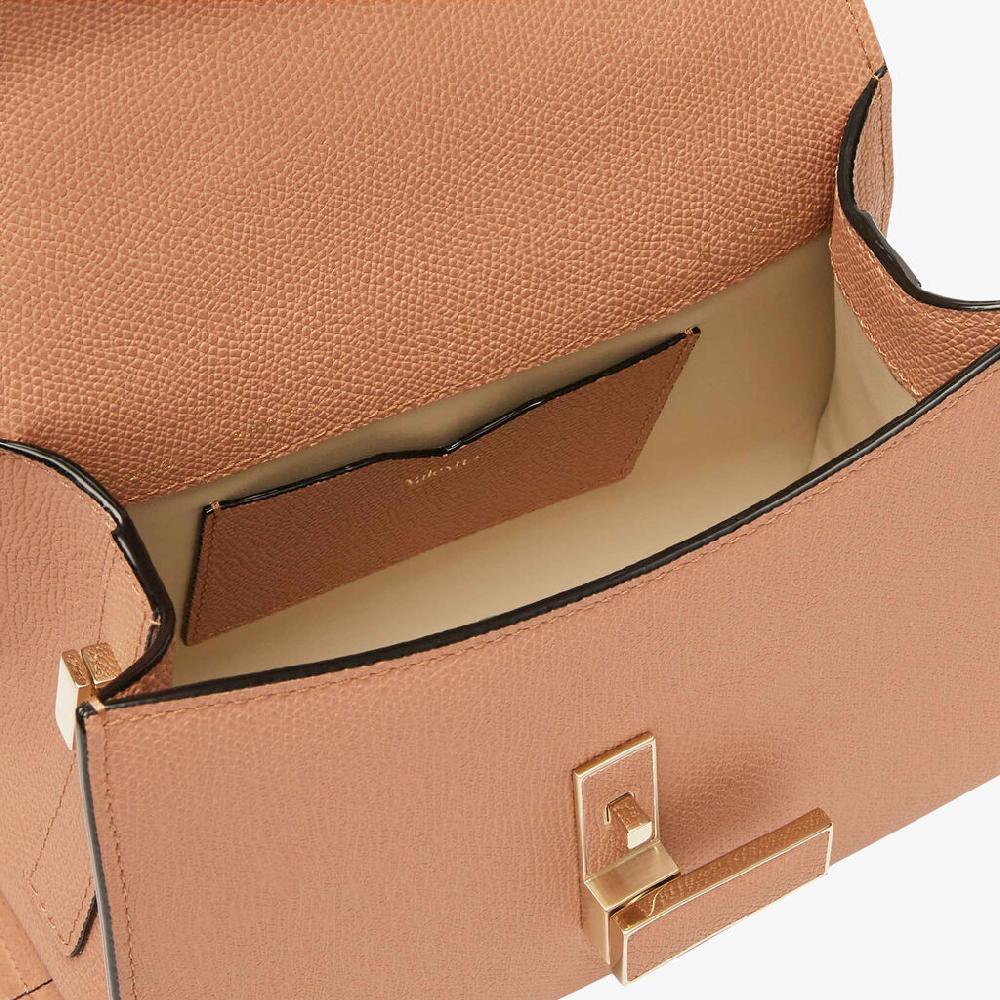Valextra Borsa a tracolla Donna di Lusso in Pelle Marrone | Valextra Iside Prezzo di fabbrica