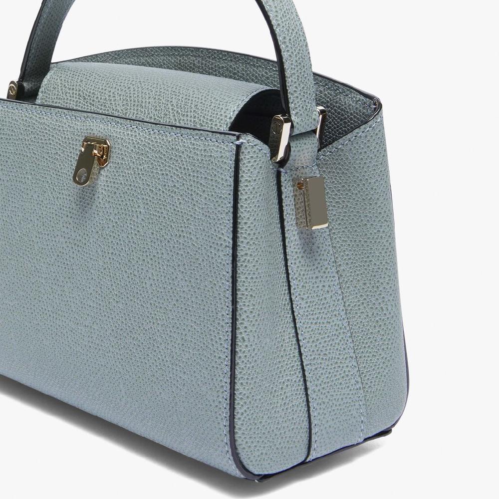 Valextra Borsa a mano Micro in Pelle Blu | Valextra Brera Grande vendita