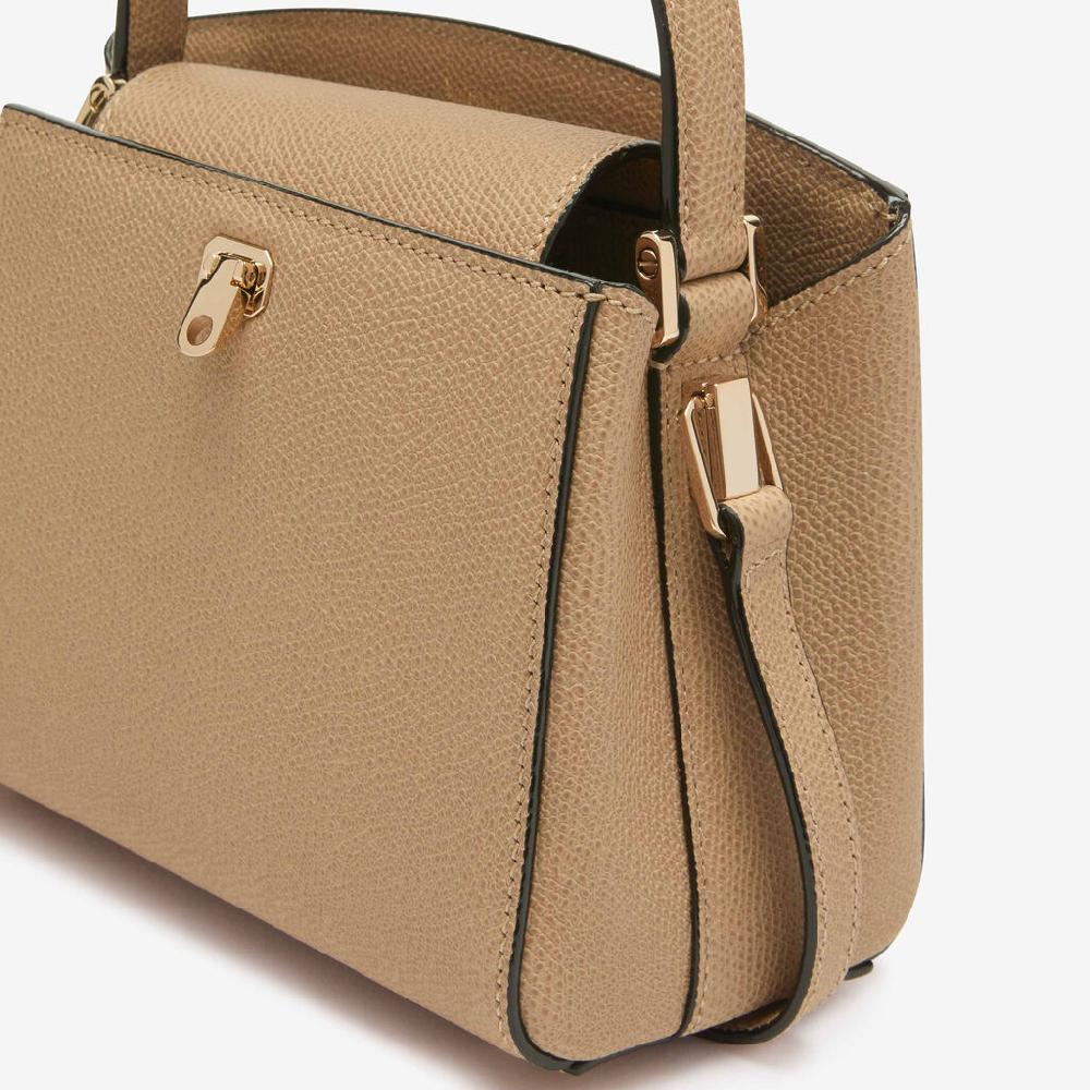 Valextra Borsetta a tracolla da Donna in Pelle Beige | Valextra Brera Flash Sale
